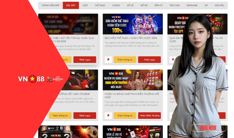 Tặng Code Tân Thủ 100K Chơi Thả Ga Cùng VN88 - Ưu Đãi Khủng 2025 4 Khuyến mãi nhà cái giúp bạn tối ưu lợi nhuận khi tham gia