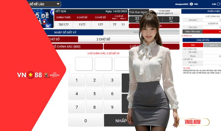 Số Đề Lào - Lựa Chọn Mới Lạ Đầy Thu Hút Cho Hội Viên Nhà Cái VN88 3 Tham gia chơi số đề Lào tại VN88 cực kỳ đơn giản