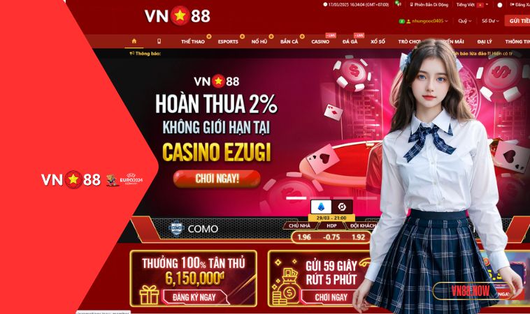 Thưởng 100% Thành Viên Mới Đến 6,150K - Cập Nhật Mới Nhất 2025 4 Tham gia chương trình ưu đãi VN88 dễ dàng, an toàn